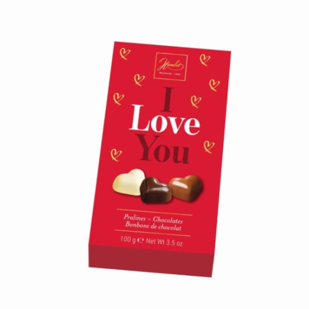 HAMLET LOVE HEARTS HAZELNUT 125G